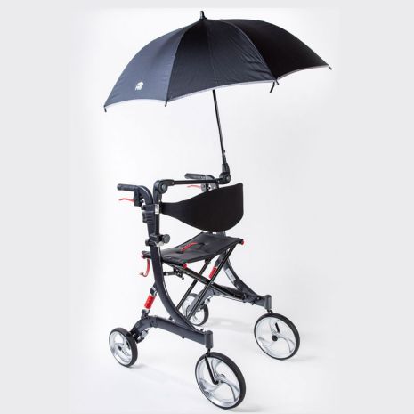 Schirm zu Spring Rollator blau