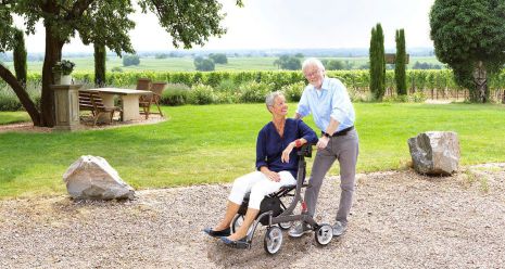 Rollator/Transportrollstuhl Spring Vario