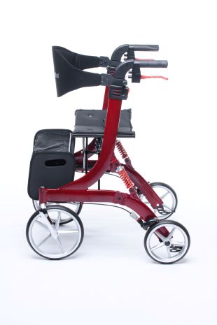 Rollator Spring Cross Country Rot