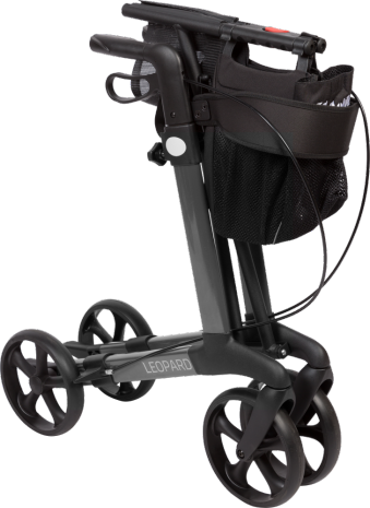 Rollator Leopard grau  SH 62 cm